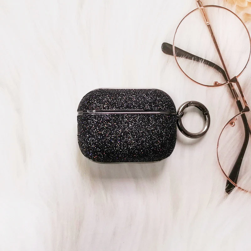 AirPods Pro/2/3 Hard Case: Electroplated Finish with Sparkling Glitter & Rhinestones - Protective & Chic - Image 15