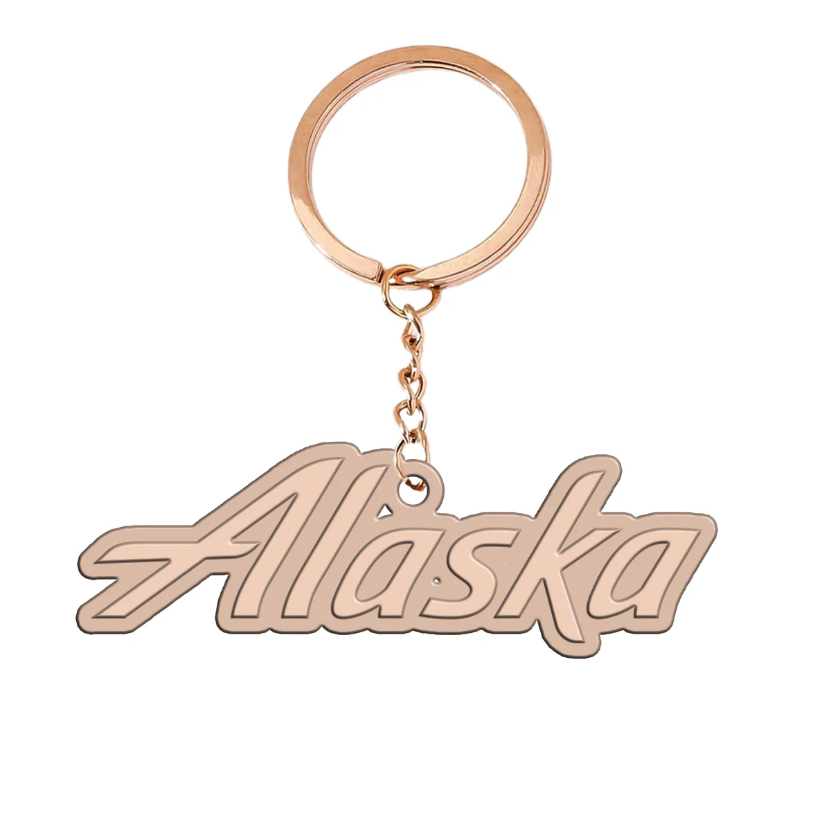 Alaska Airlines Designed Hollow Key Chains - Image 3