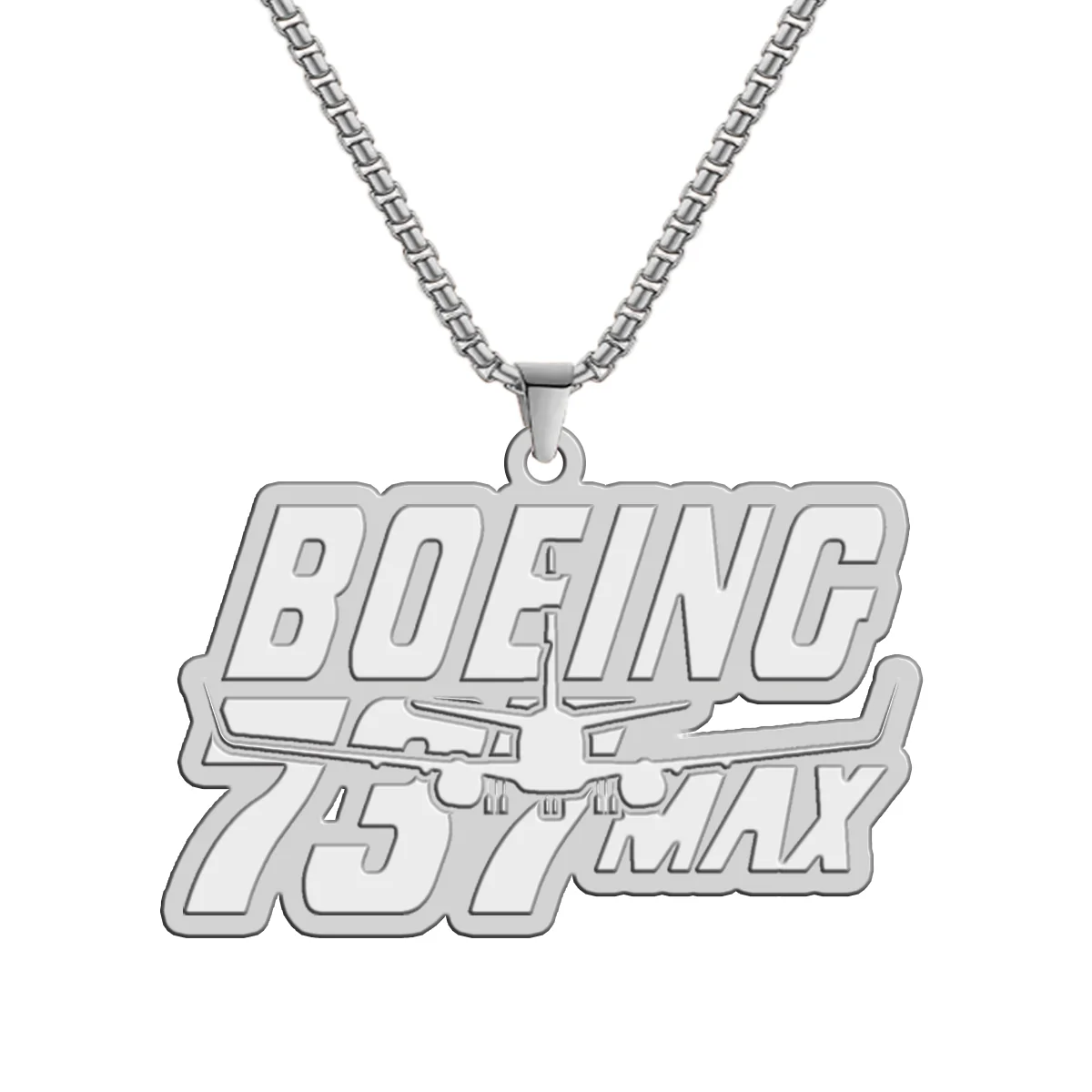 Amazing 737 Max Designed Hollow Necklace - Image 2