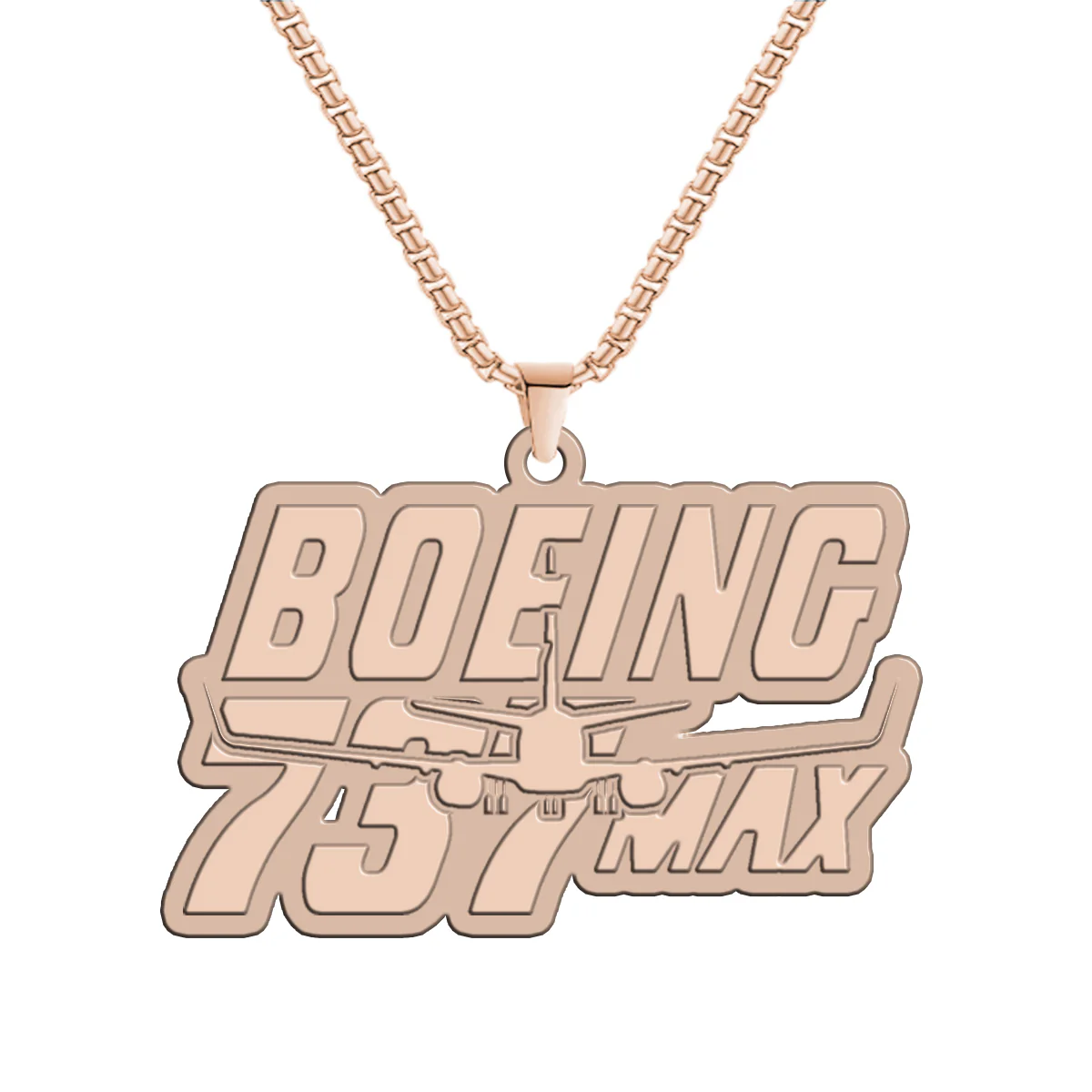 Amazing 737 Max Designed Hollow Necklace - Image 3