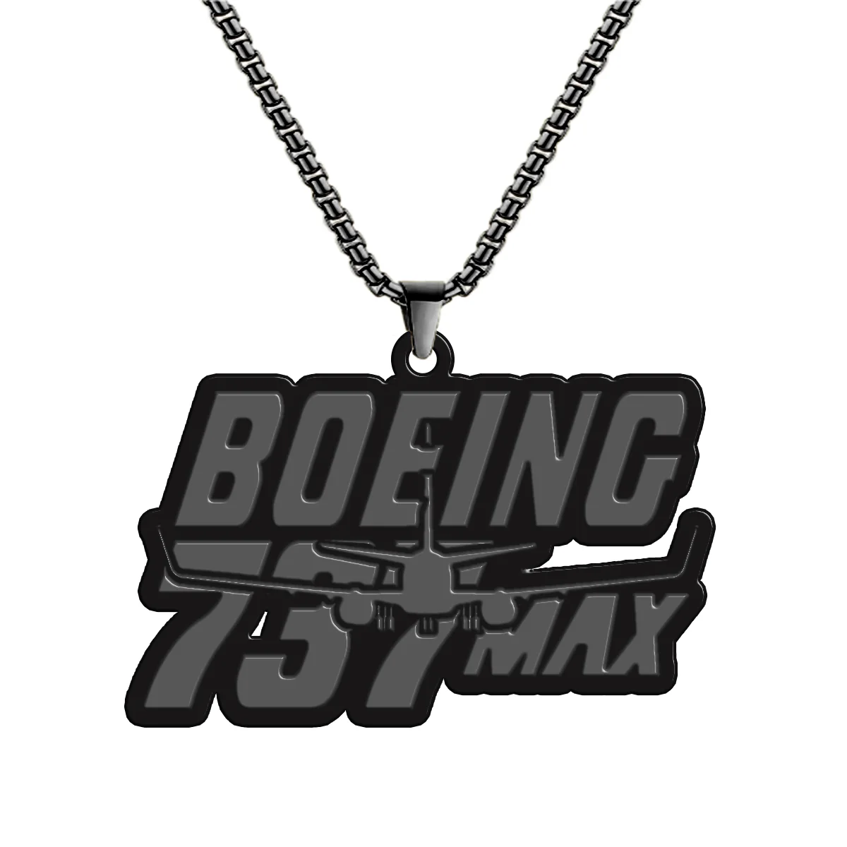 Amazing 737 Max Designed Hollow Necklace - Image 4