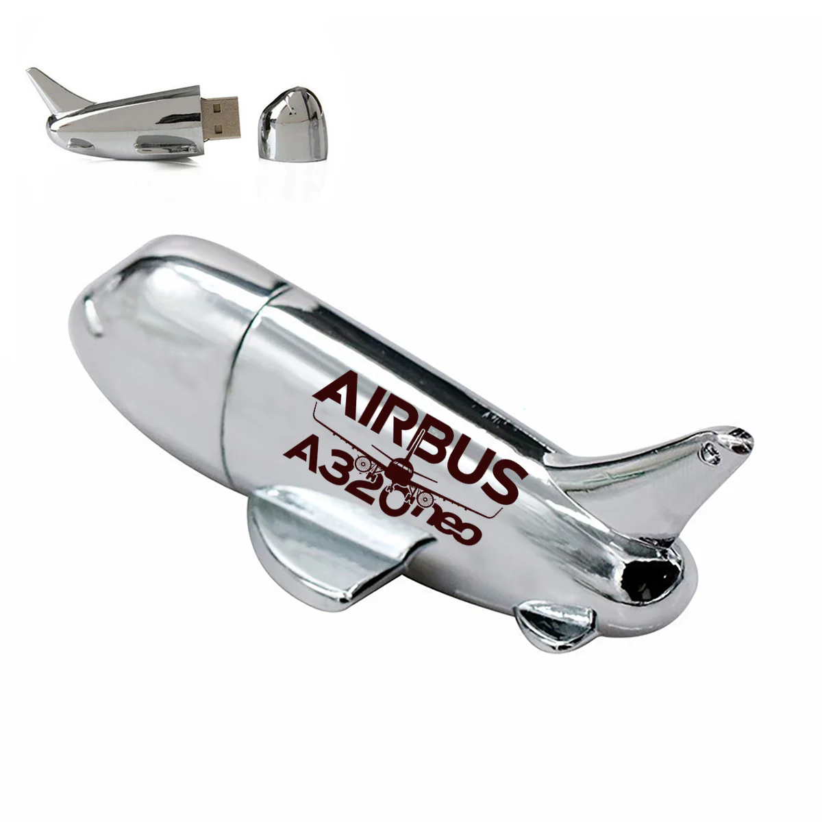 Amazing Airbus A320neo Designed Airplane Shape USB Drives - Image 2