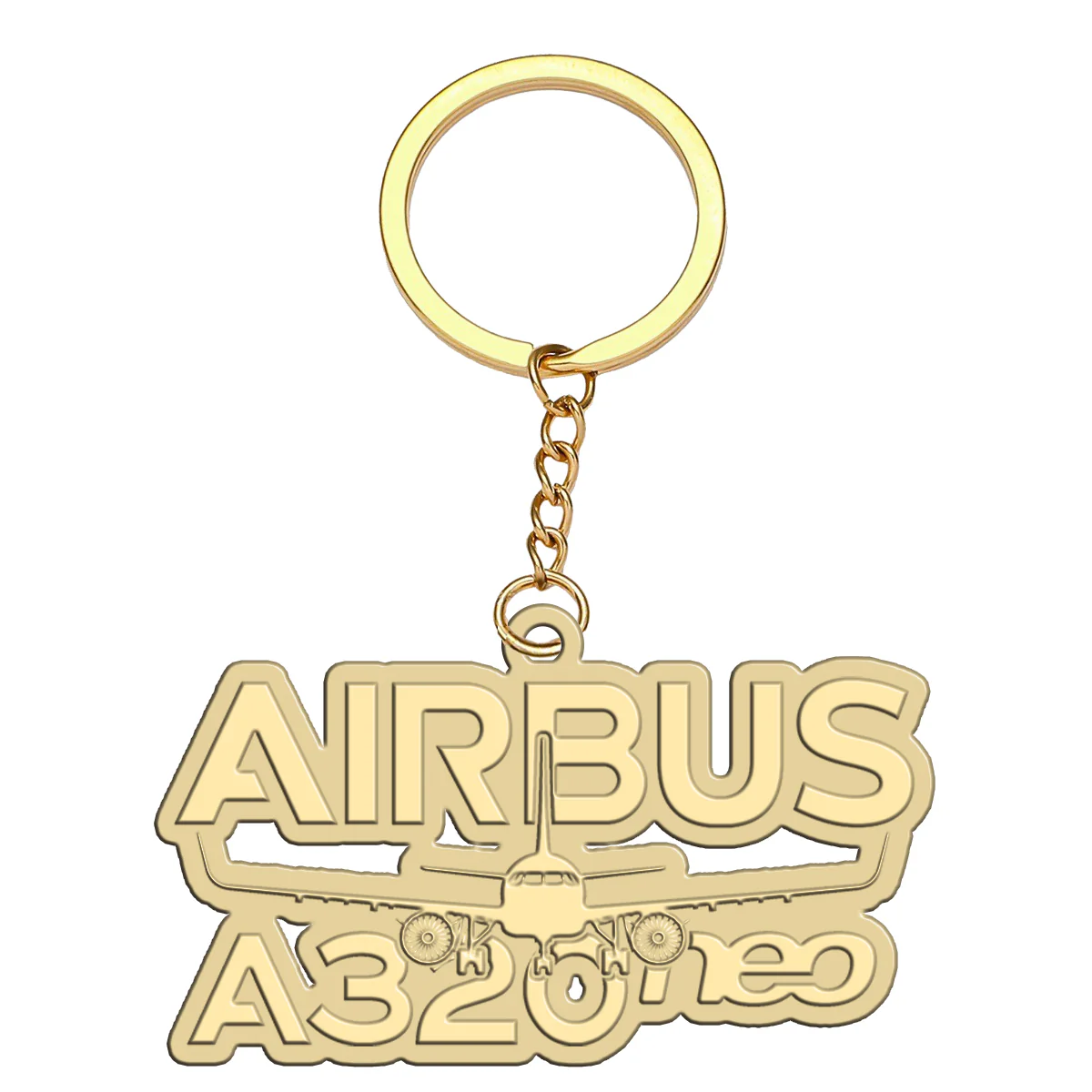 Amazing Airbus A320neo Designed Hollow Key Chains