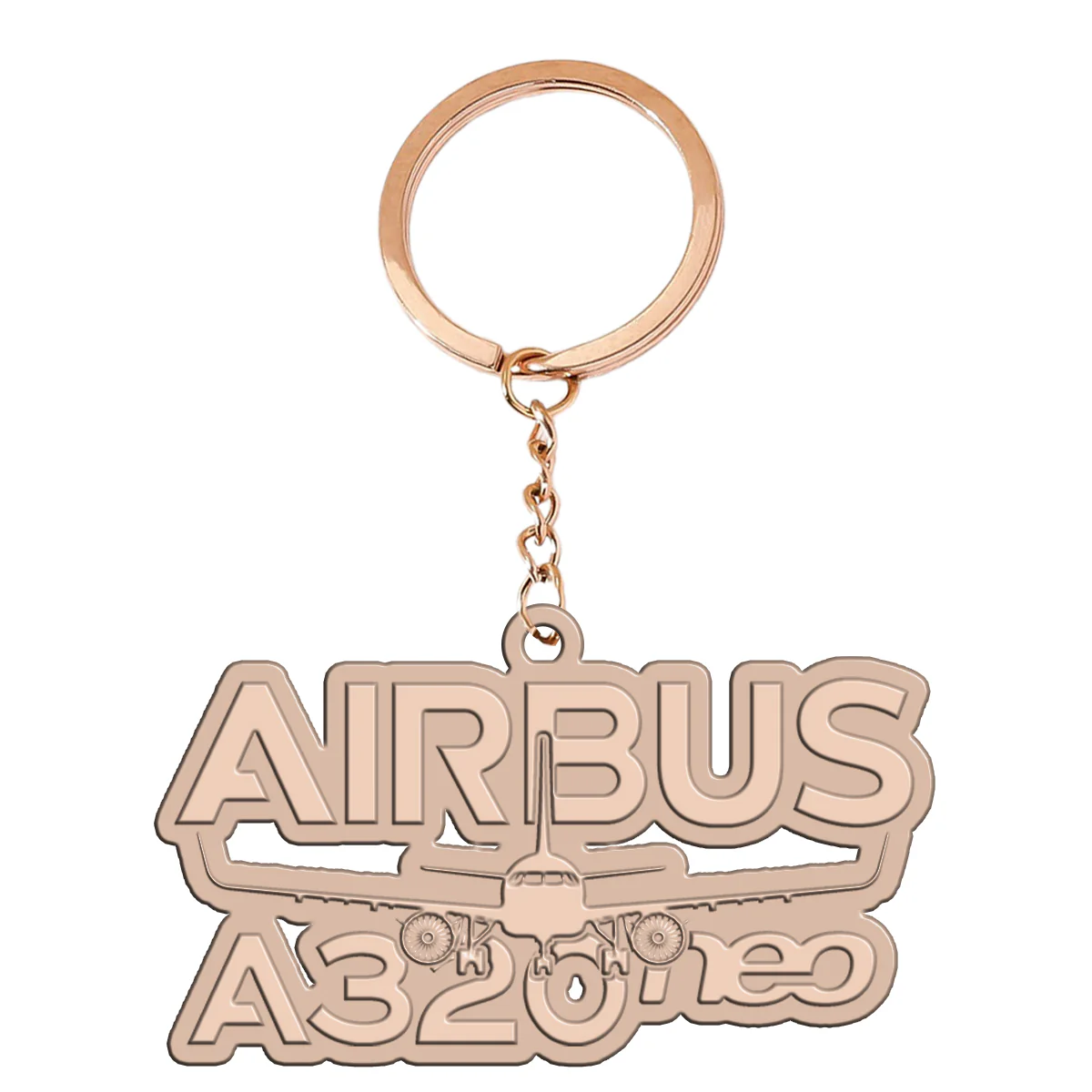 Amazing Airbus A320neo Designed Hollow Key Chains - Image 3