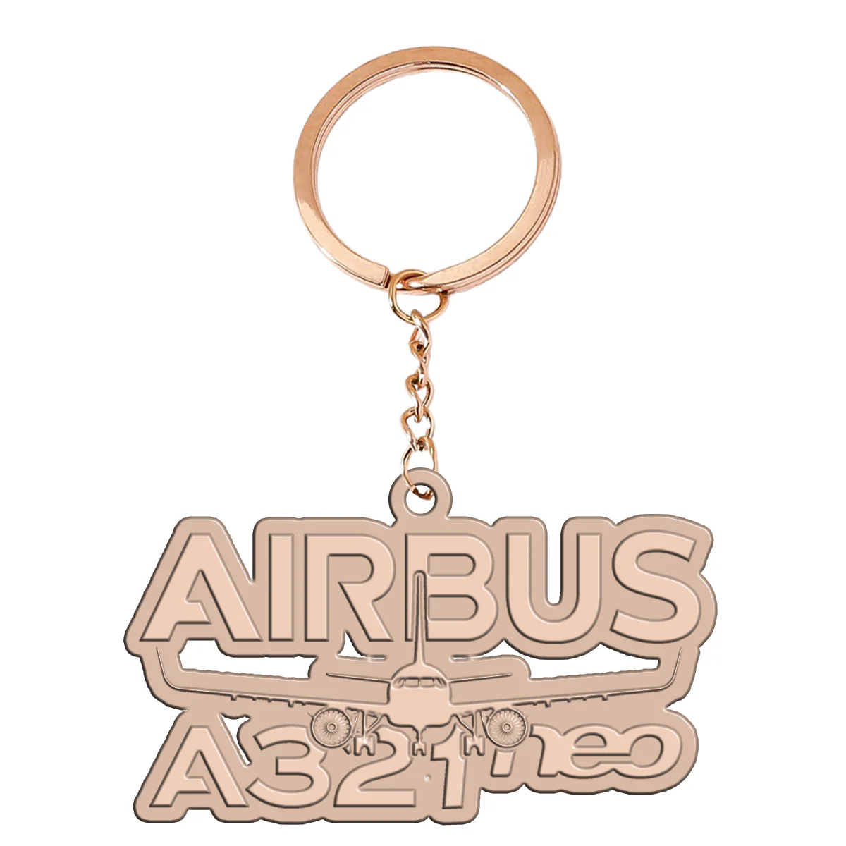 Amazing Airbus A321neo Designed Hollow Key Chains - Image 3