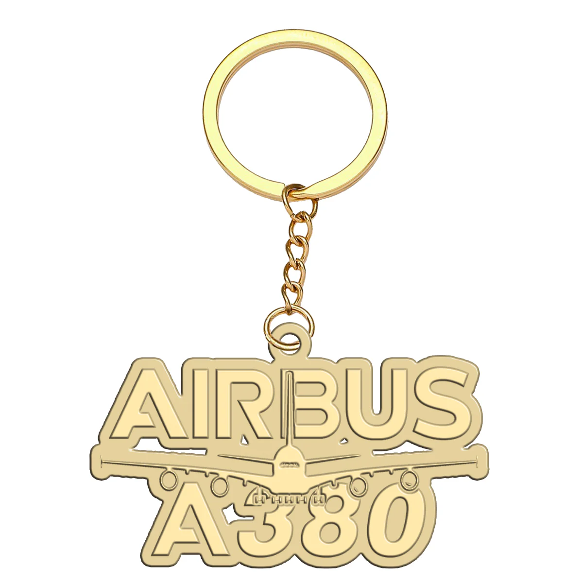 Amazing Airbus A380 Designed Hollow Key Chains