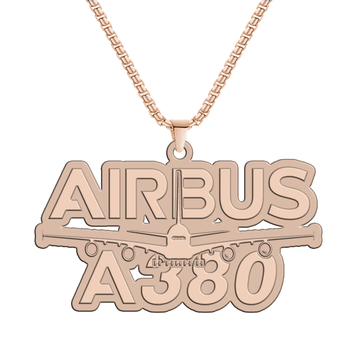 Amazing Airbus A380 Designed Hollow Necklace - Image 3