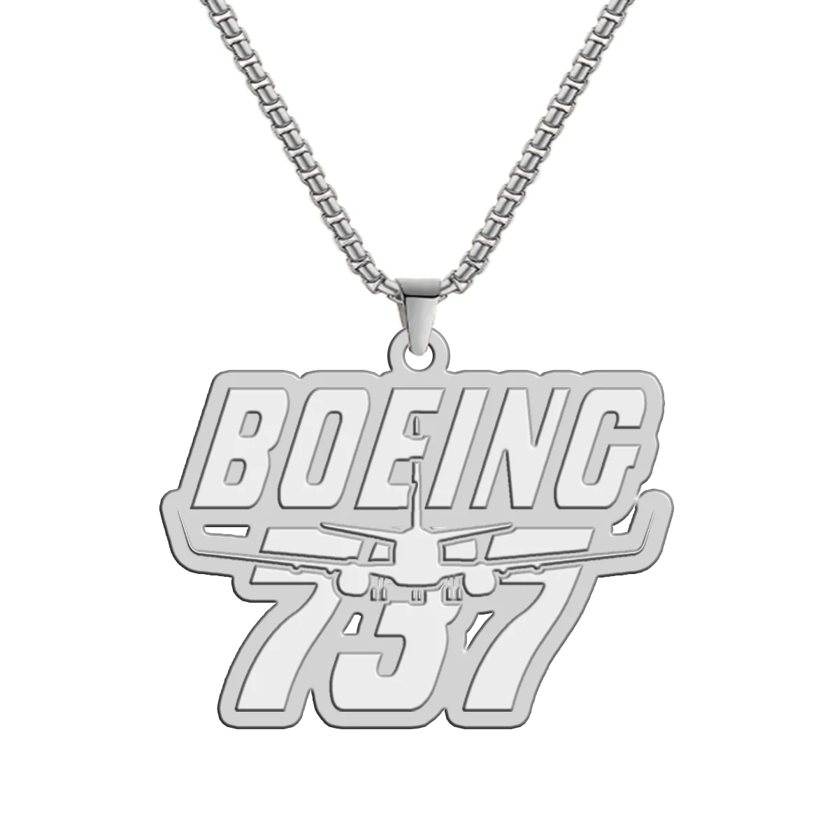 Amazing Boeing 737 Designed Hollow Necklace - Image 2