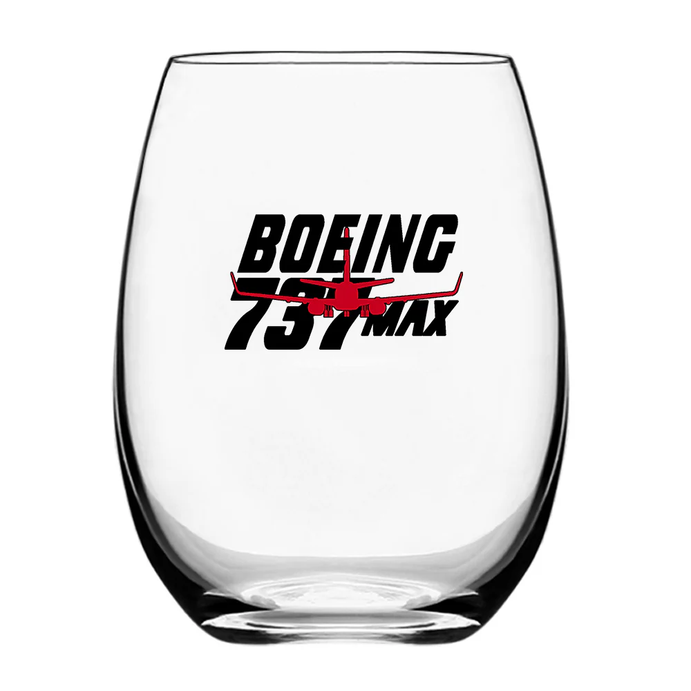 Amazing Boeing 737 Max Designed Water & Drink Glasses - Image 2