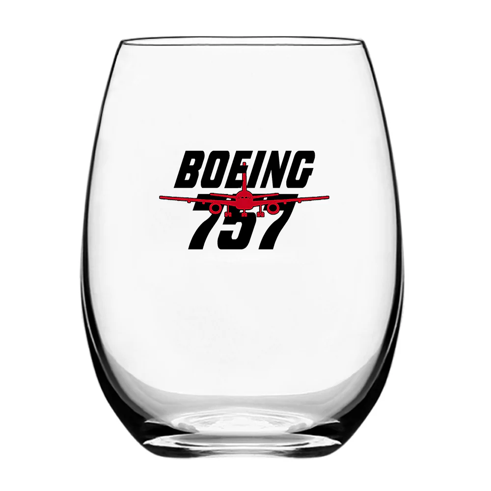 Amazing Boeing 757 Designed Water & Drink Glasses - Image 2