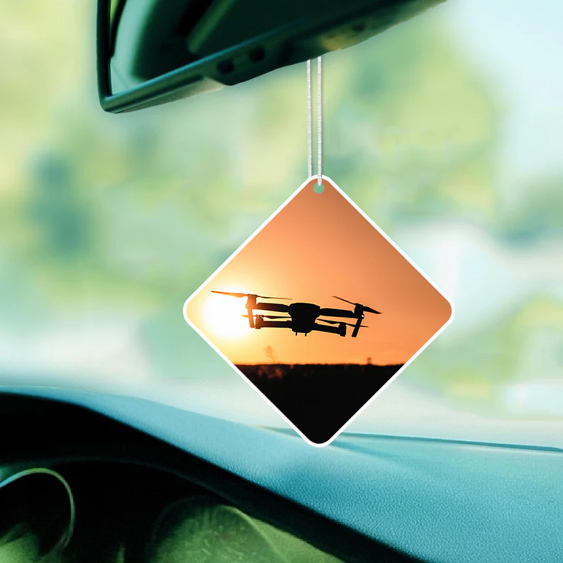 Amazing Drone in Sunset Designed Car Air Fresheners