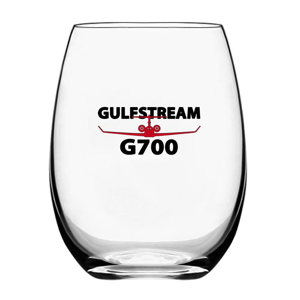 Amazing Gulfstream G700 Designed Water & Drink Glasses - Image 2