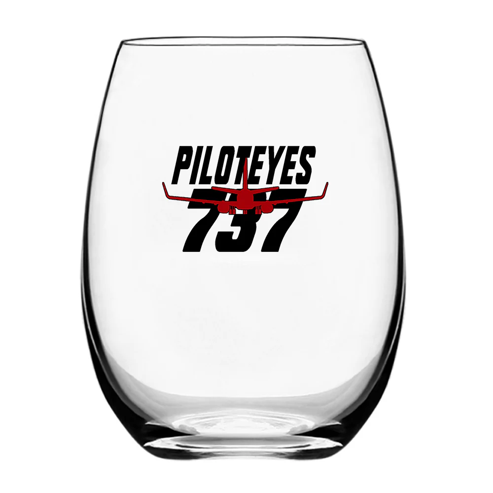 Amazing Piloteyes737 Designed Water & Drink Glasses - Image 2
