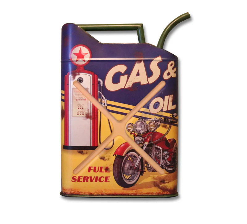 American Country Retro Iron Oil Drum Decorative Wall Hanging - Image 13