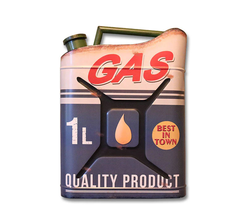 American Country Retro Iron Oil Drum Decorative Wall Hanging - Image 9