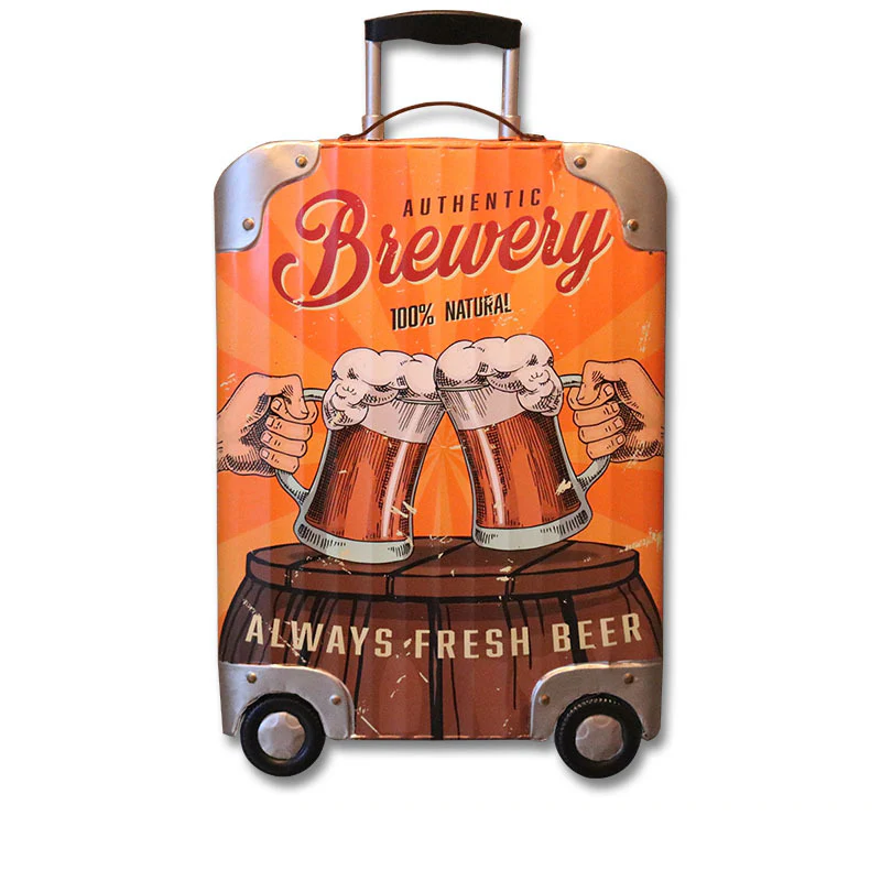 American Country Retro Iron Three-Dimensional Suitcase Decorative Wall Hanging - Image 10