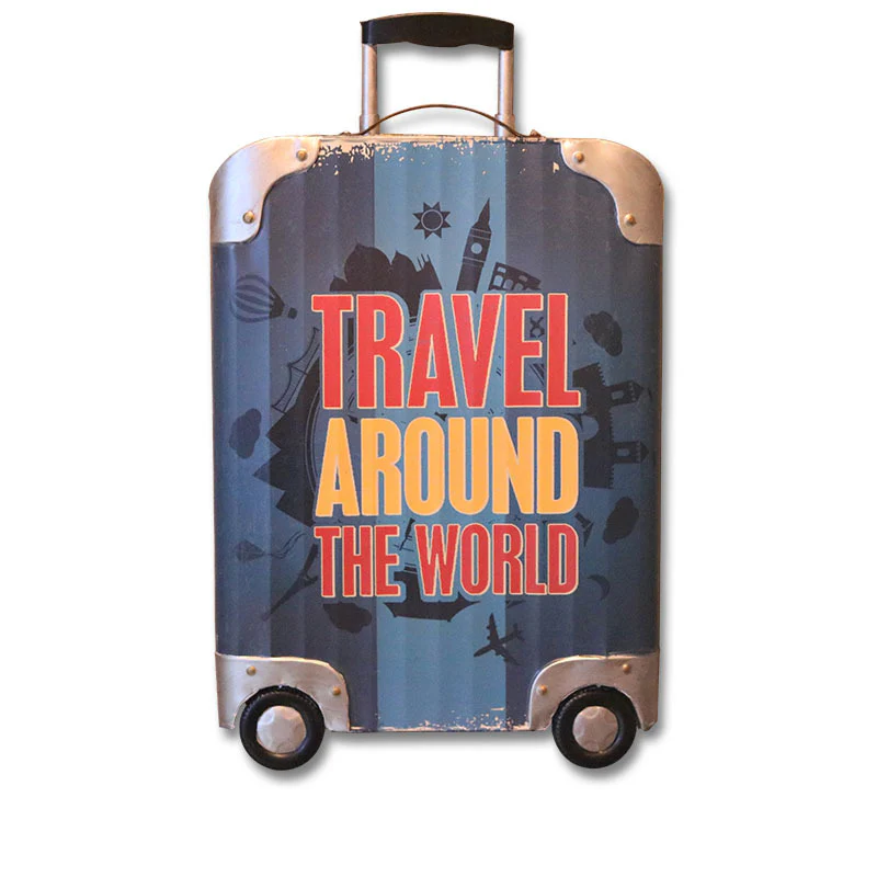 American Country Retro Iron Three-Dimensional Suitcase Decorative Wall Hanging - Image 11