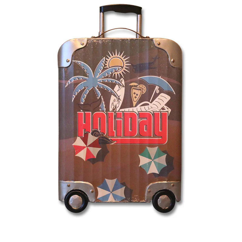 American Country Retro Iron Three-Dimensional Suitcase Decorative Wall Hanging - Image 12