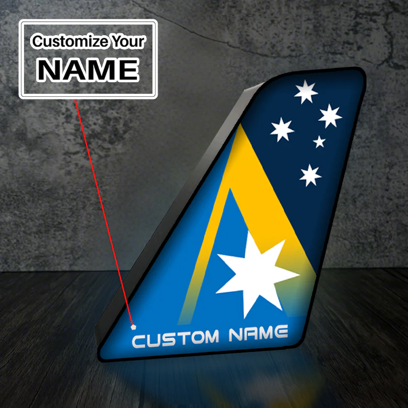 Ansett Australia Airlines Designed Led Aircraft Tail & 3D Lamp - Image 2