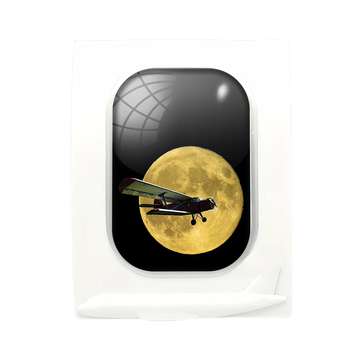 Antonov-2 With Moon Designed Airplane Window Photo Frame - Image 4