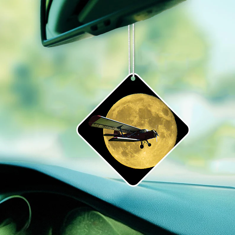 Antonov-2 With Moon Designed Car Air Fresheners