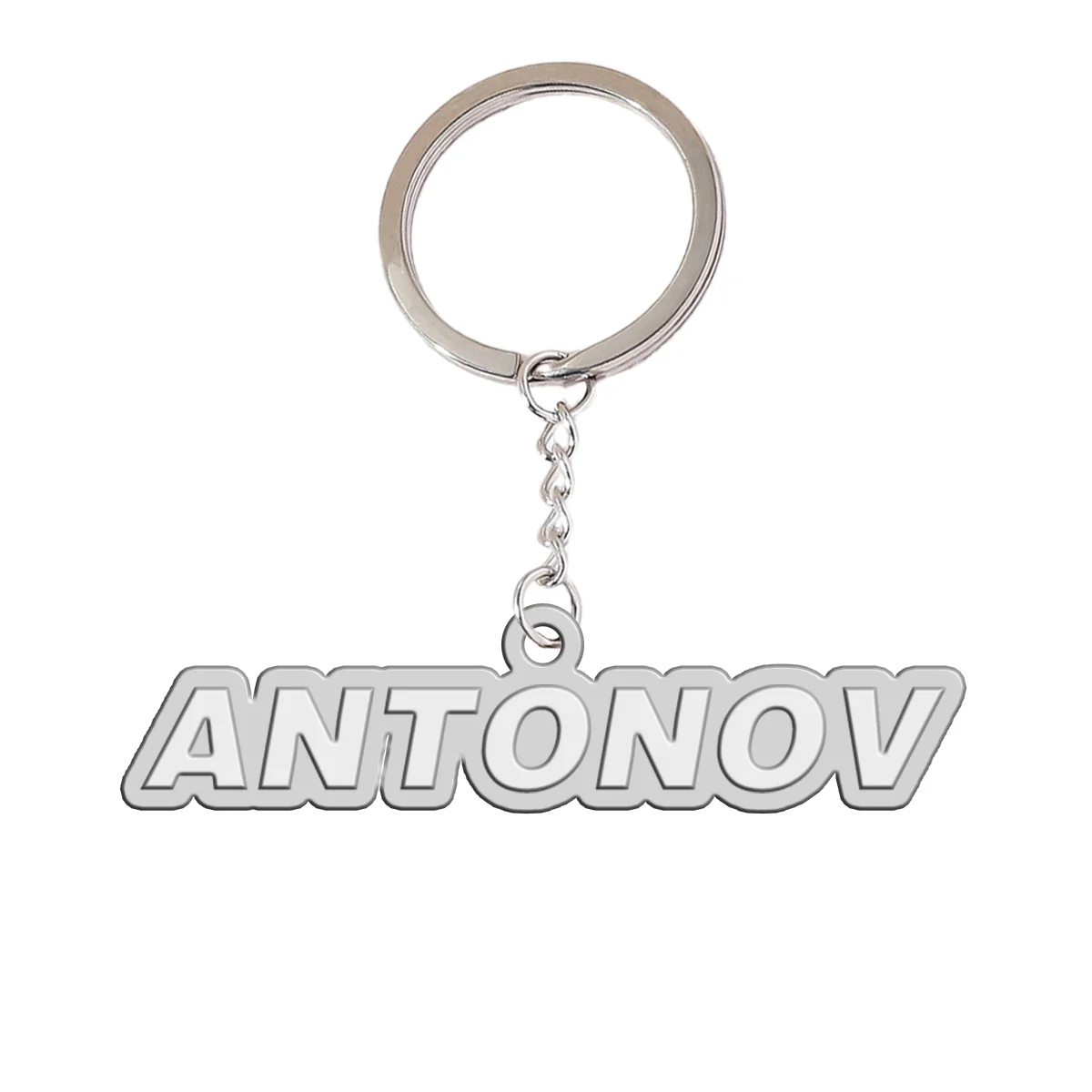 Antonov & Text Designed Hollow Key Chains - Image 2