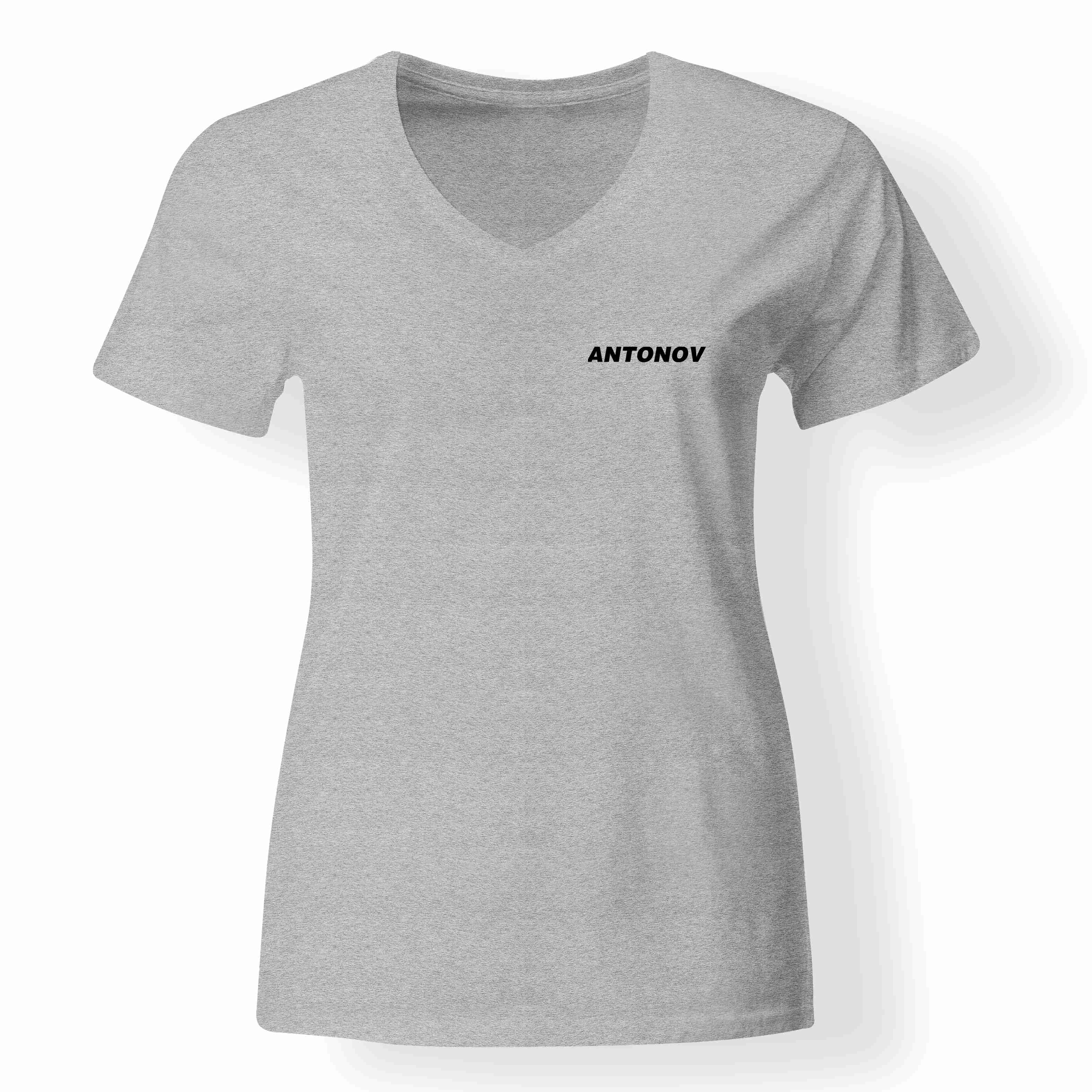 Antonov & Text Designed V-Neck T-Shirts - Image 16