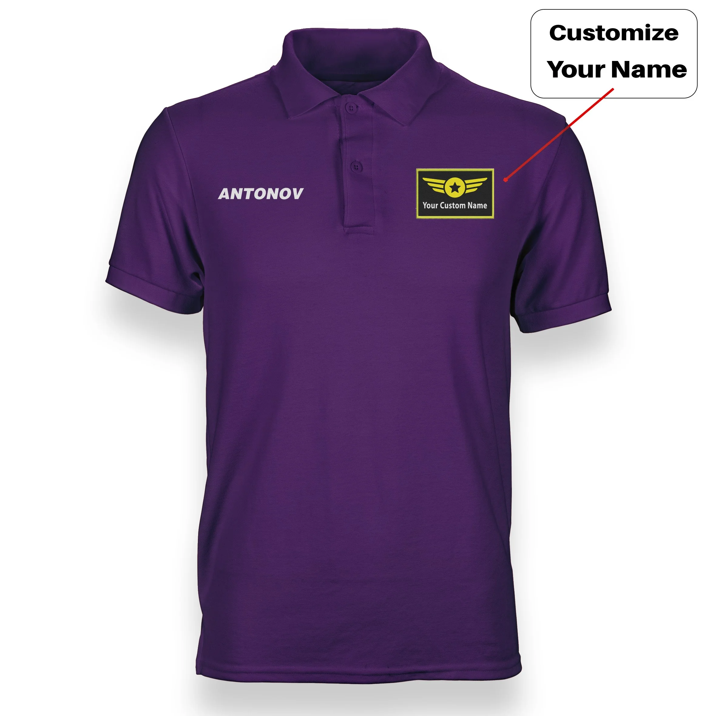 Antonov & Text Designed "WOMEN" Polo T-Shirts - Image 7