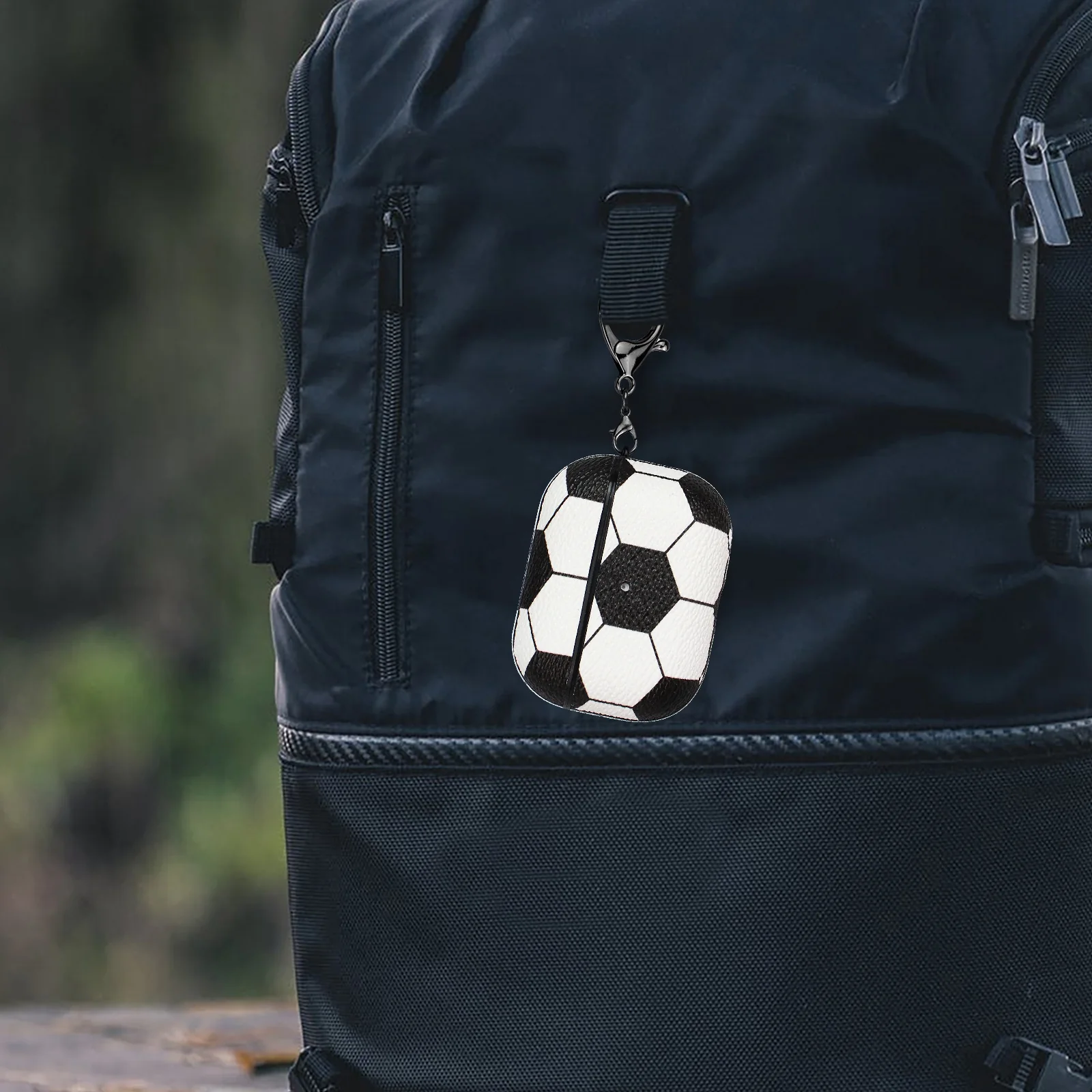 Apple AirPods Pro 1/2/3 Case: Stylish Leather Patch - Basketball, Football, Baseball & Rugby Themes - Image 15