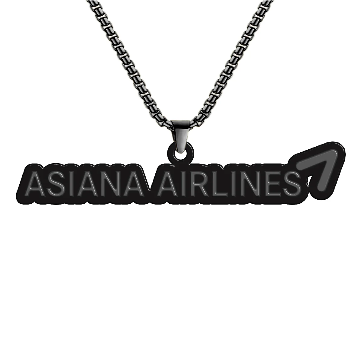 Asiana Airlines Designed Hollow Necklace - Image 4