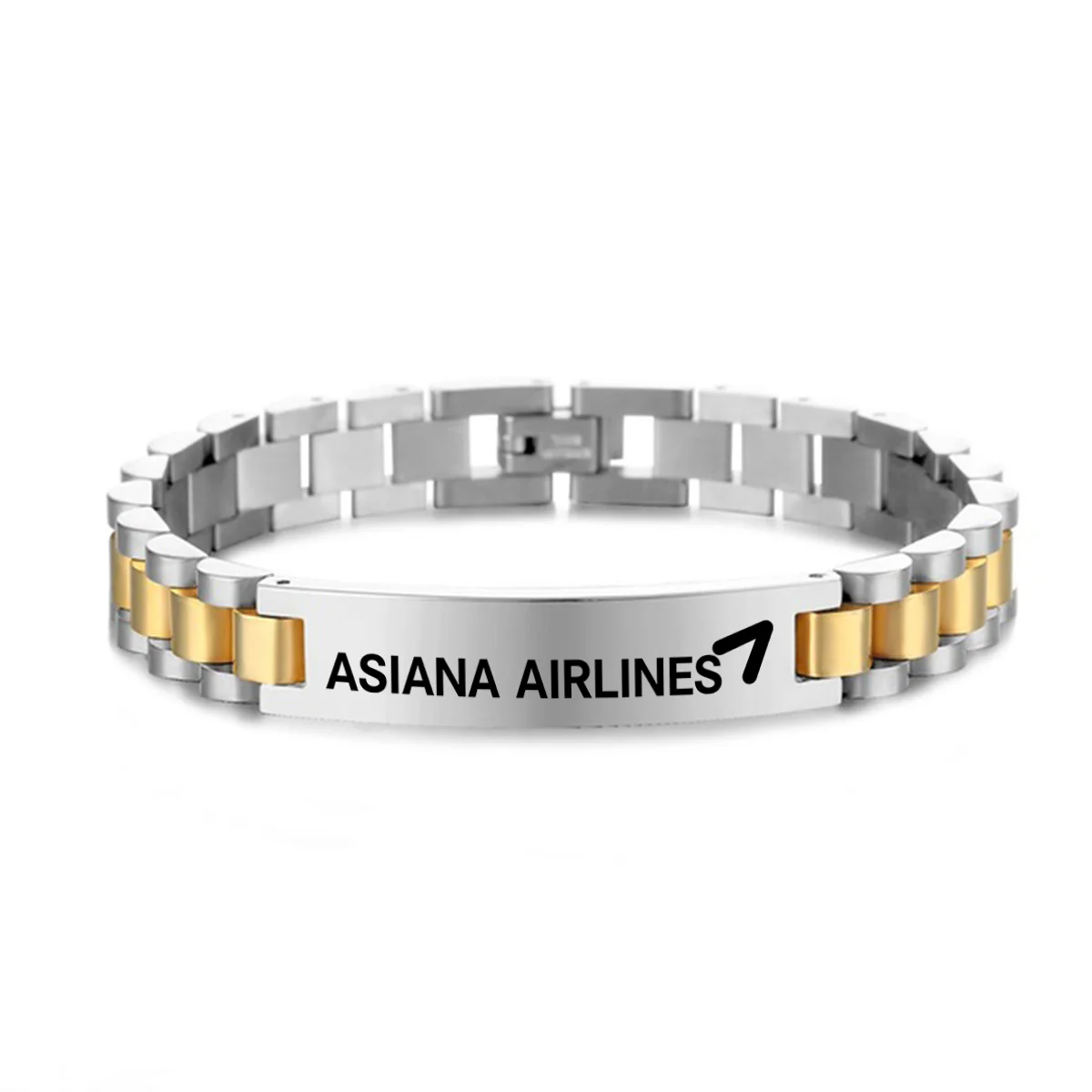 Asiana Airlines Designed Stainless Steel Chain Bracelets - Image 3