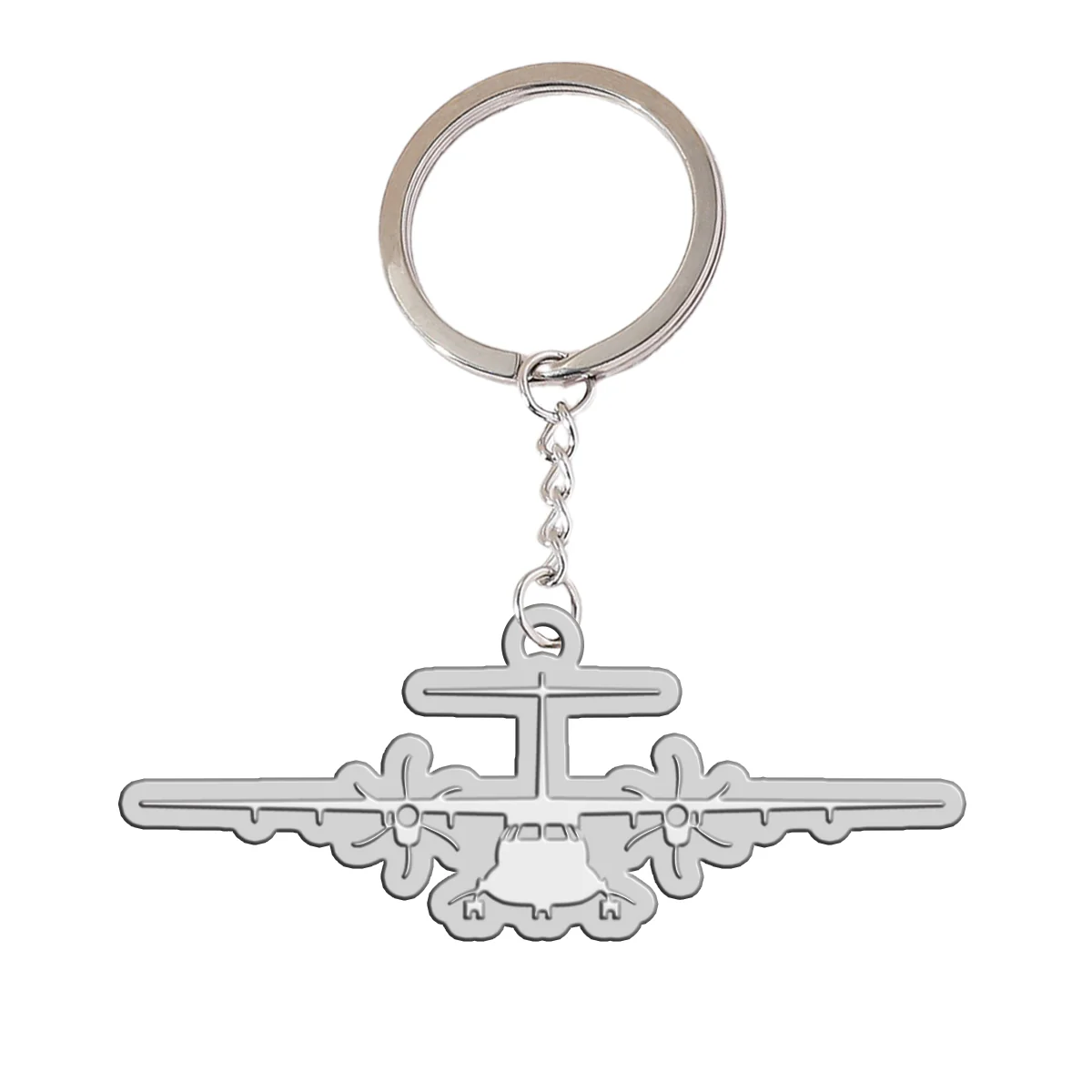 ATR-72 Silhouette Designed Hollow Key Chains - Image 2