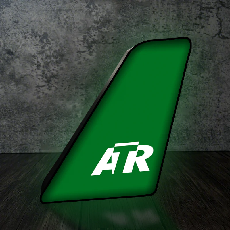 ATR & Text Designed Led Aircraft Tail & 3D Lamp - Image 7