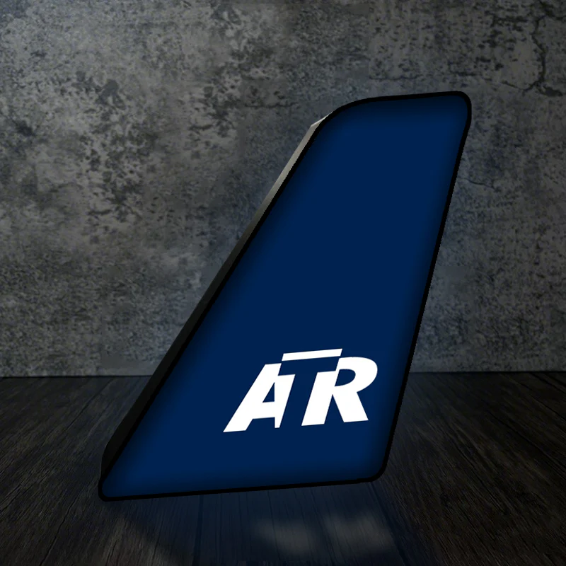 ATR & Text Designed Led Aircraft Tail & 3D Lamp - Image 8