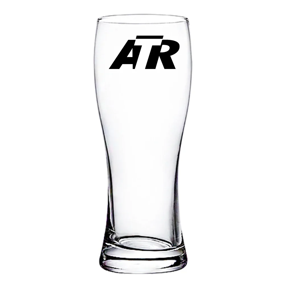 ATR & Text Designed Pilsner Beer Glasses - Image 2