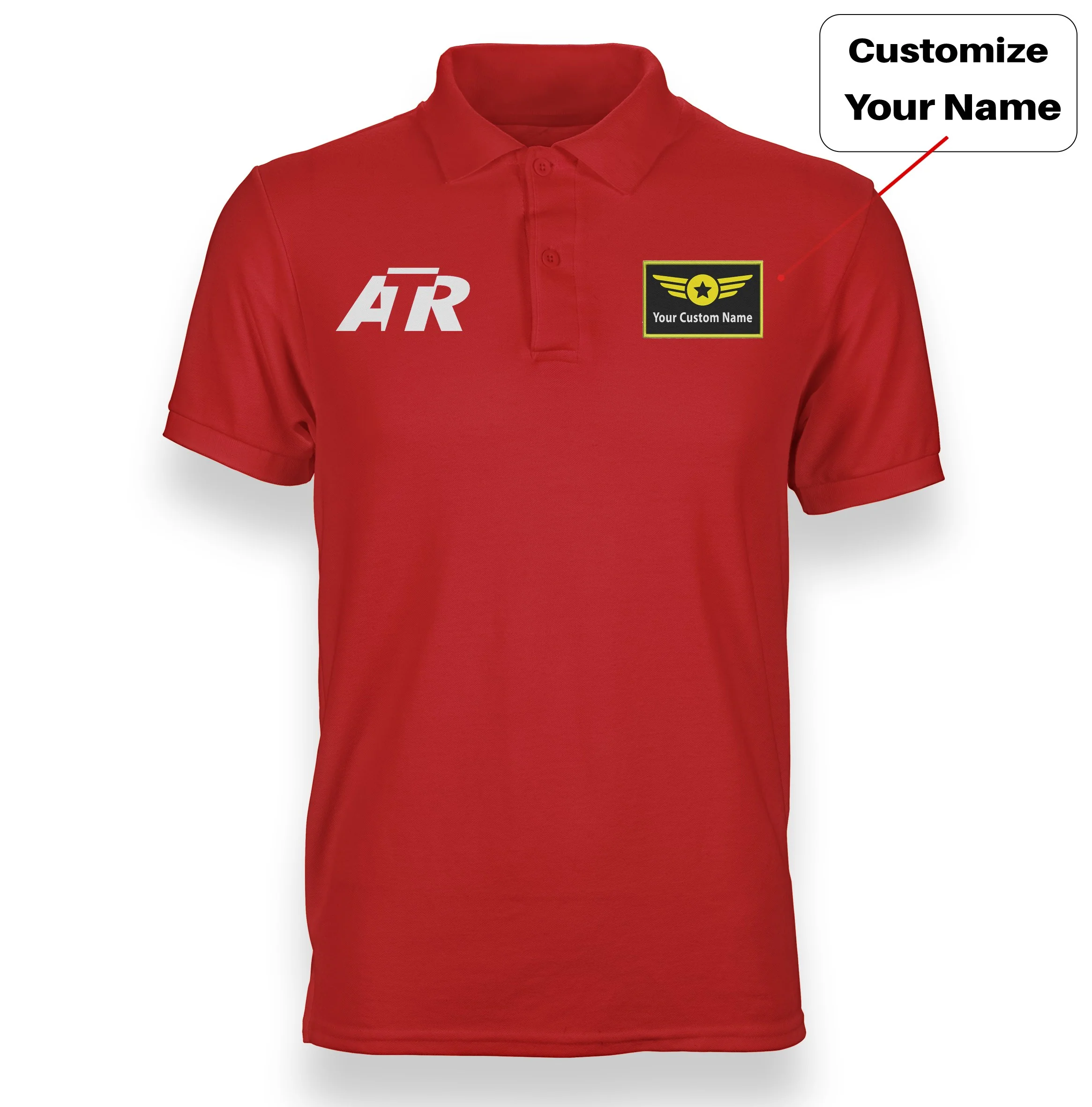 ATR & Text Designed "WOMEN" Polo T-Shirts - Image 17