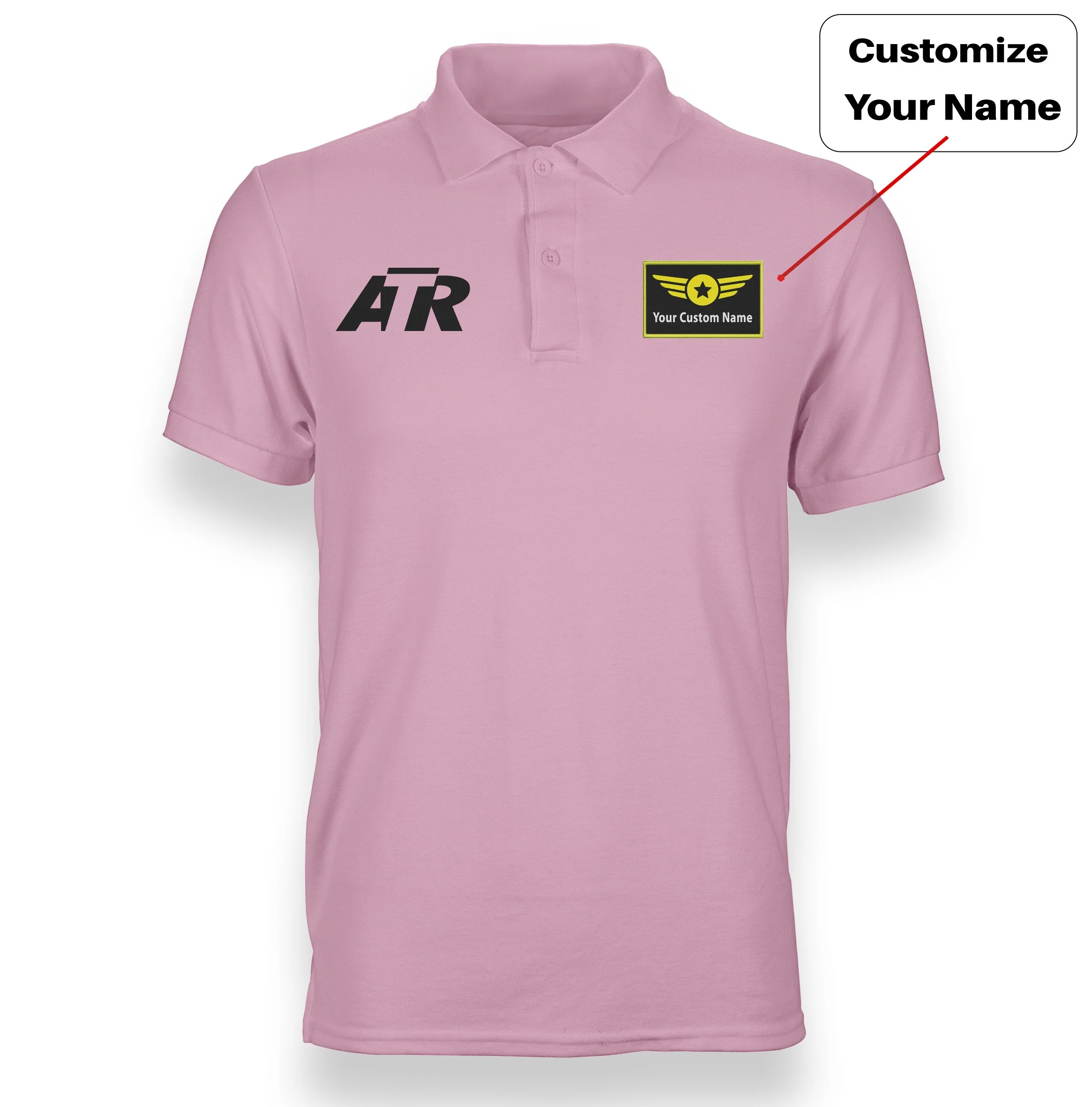 ATR & Text Designed "WOMEN" Polo T-Shirts - Image 21