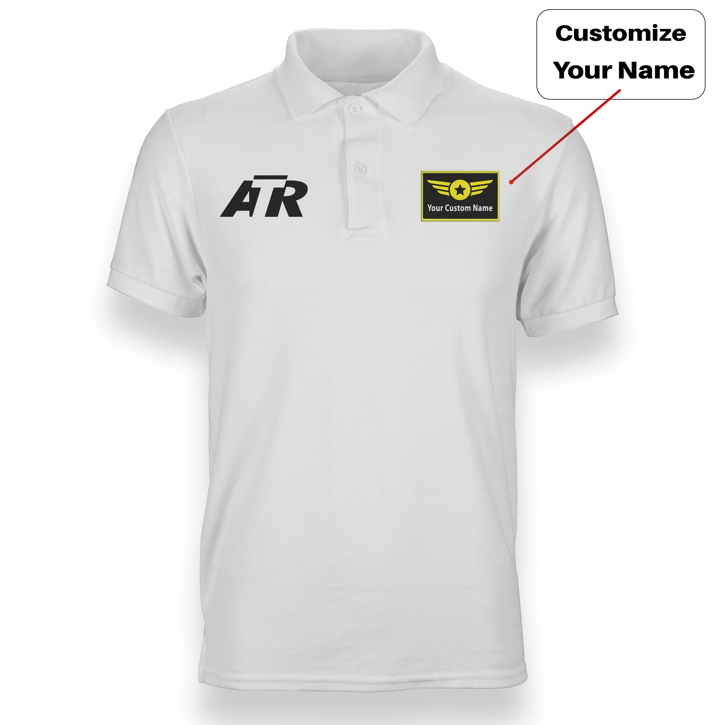 ATR & Text Designed "WOMEN" Polo T-Shirts - Image 23