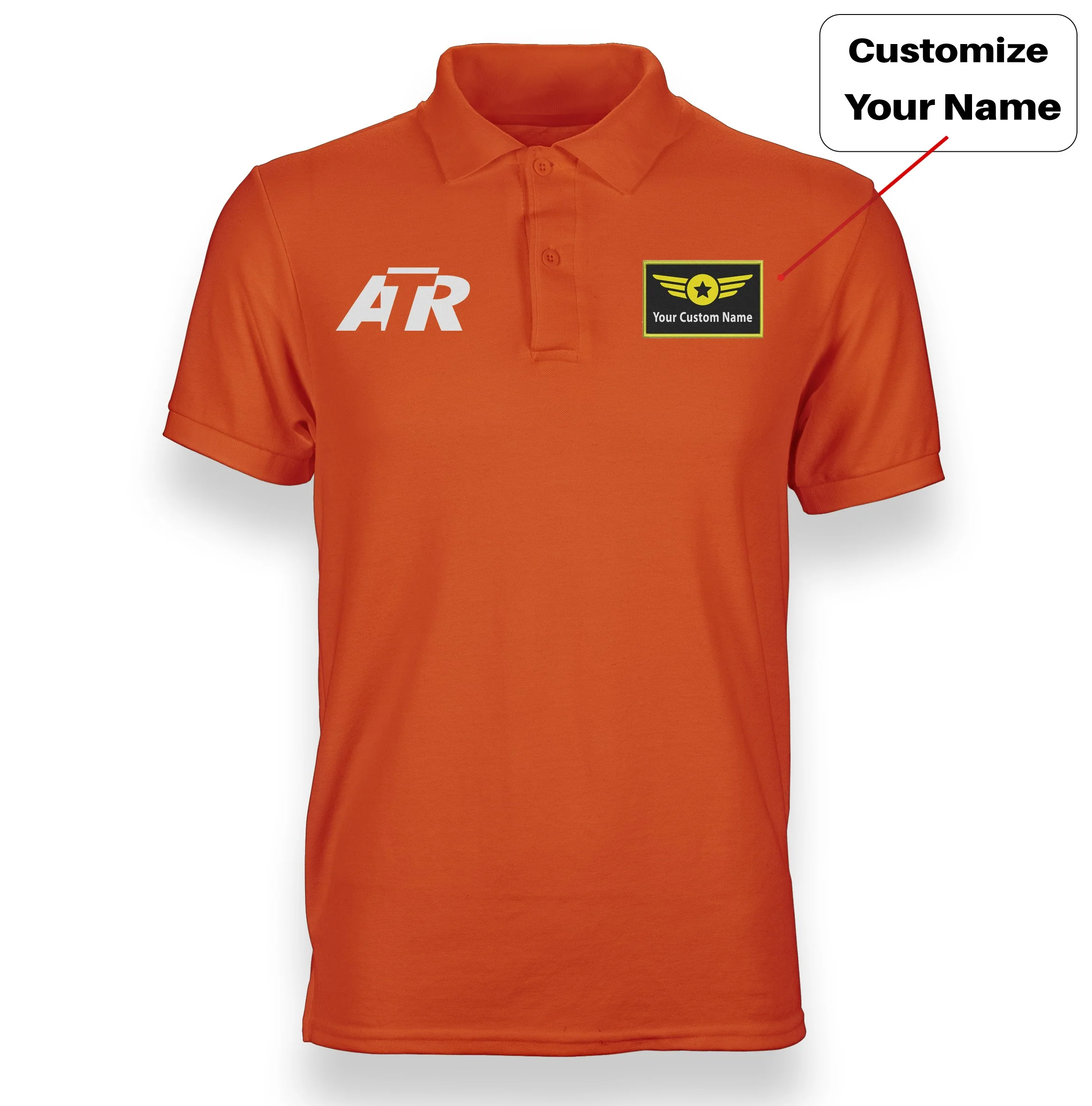 ATR & Text Designed "WOMEN" Polo T-Shirts - Image 9
