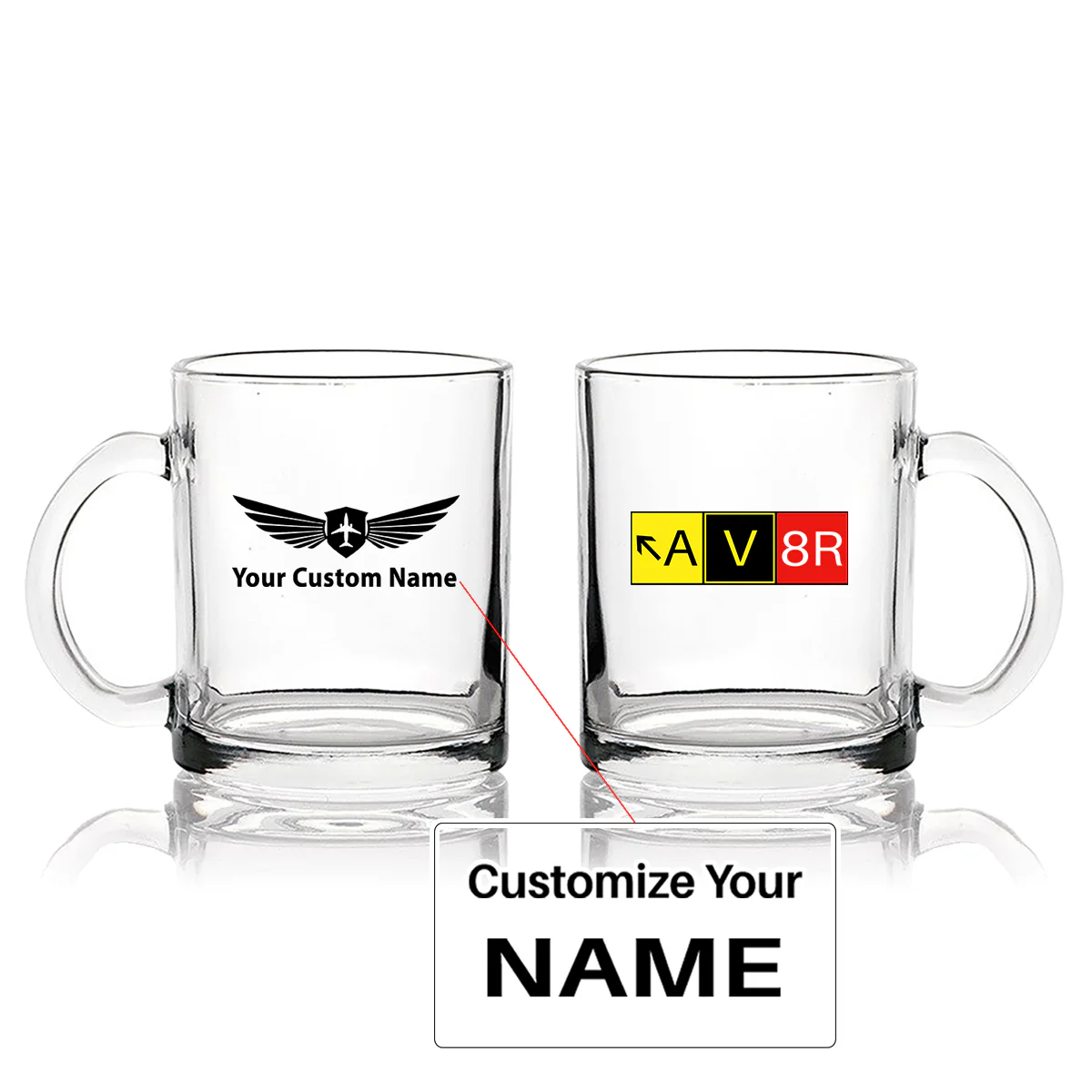 AV8R Designed Coffee & Tea Glasses
