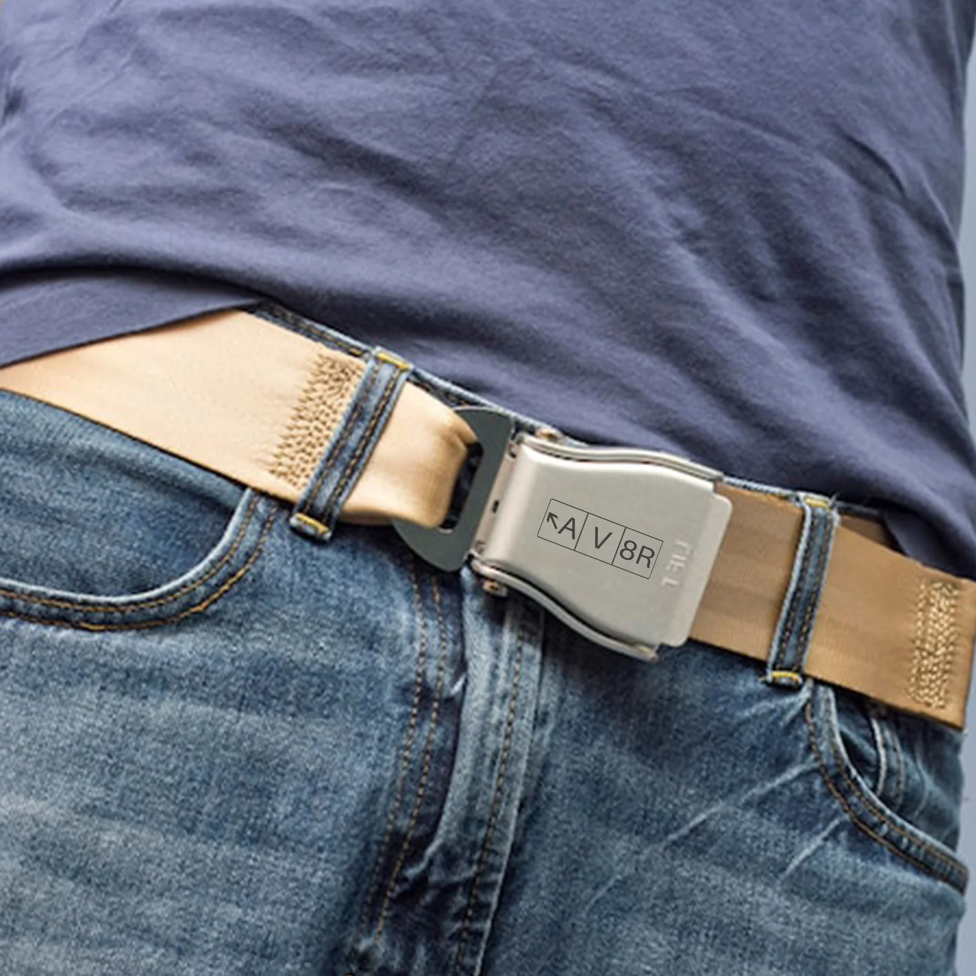 AV8R Designed Fashion Airplane Seat Belts