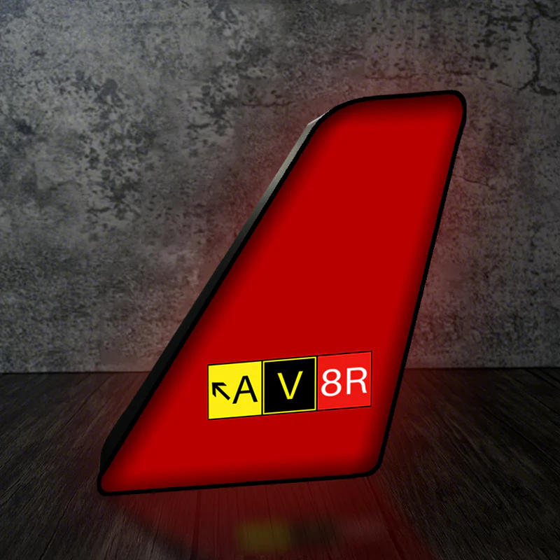 AV8R Designed Led Aircraft Tail & 3D Lamp - Image 4