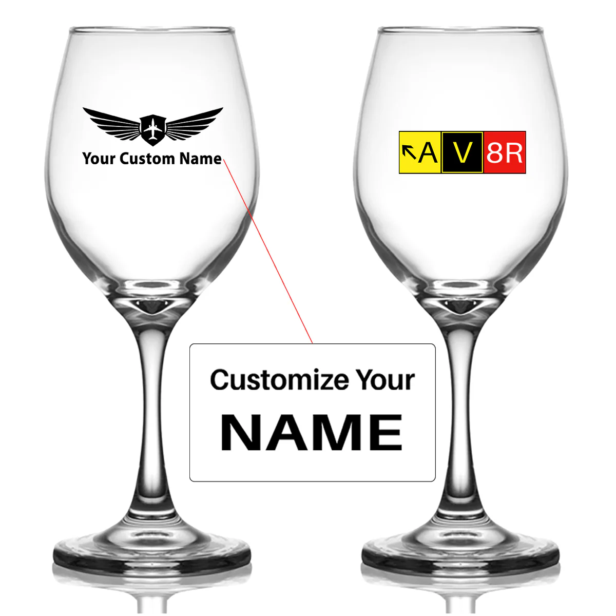 AV8R Designed Wine Glasses