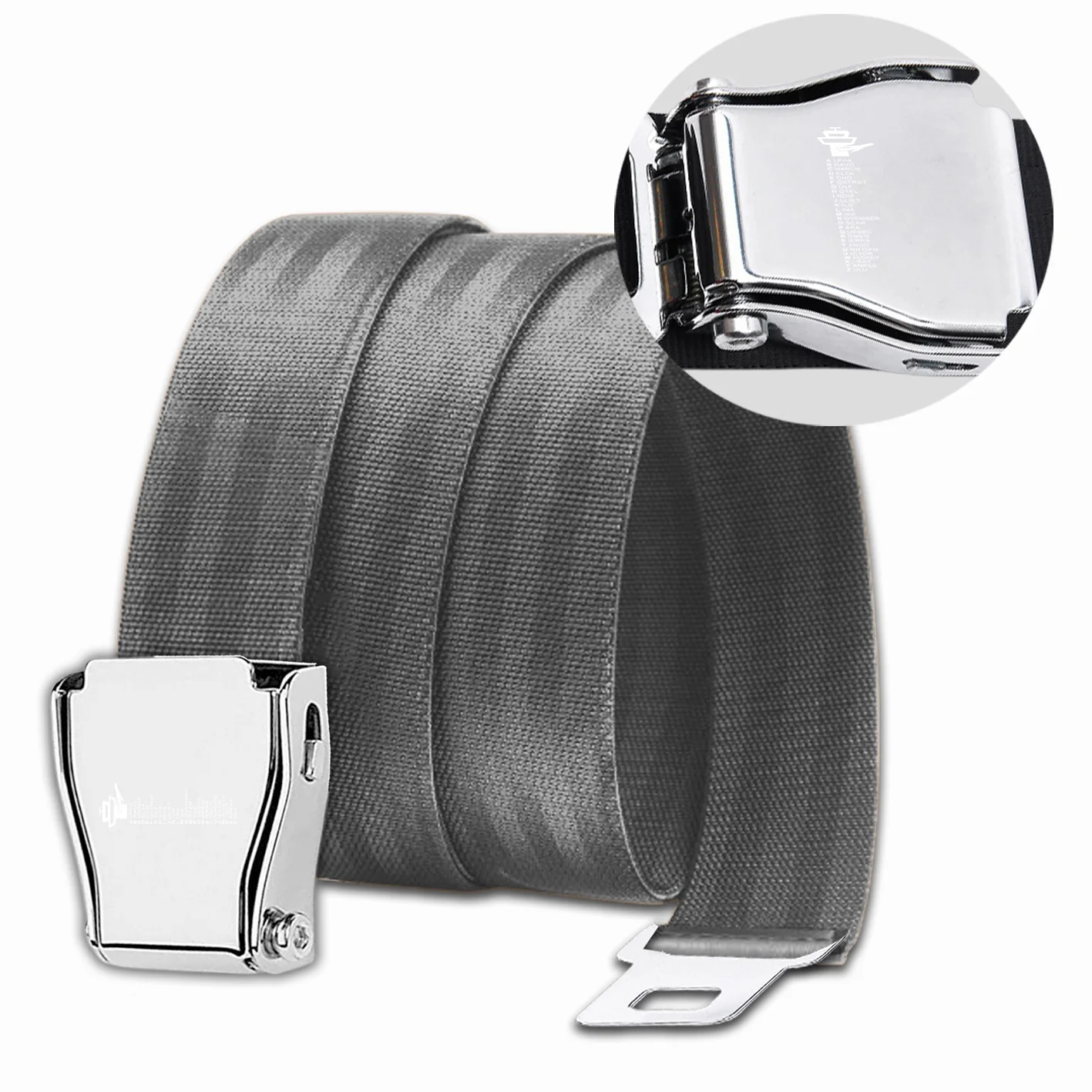 Aviation Alphabet Designed Fashion Airplane Seat Belts - Image 13