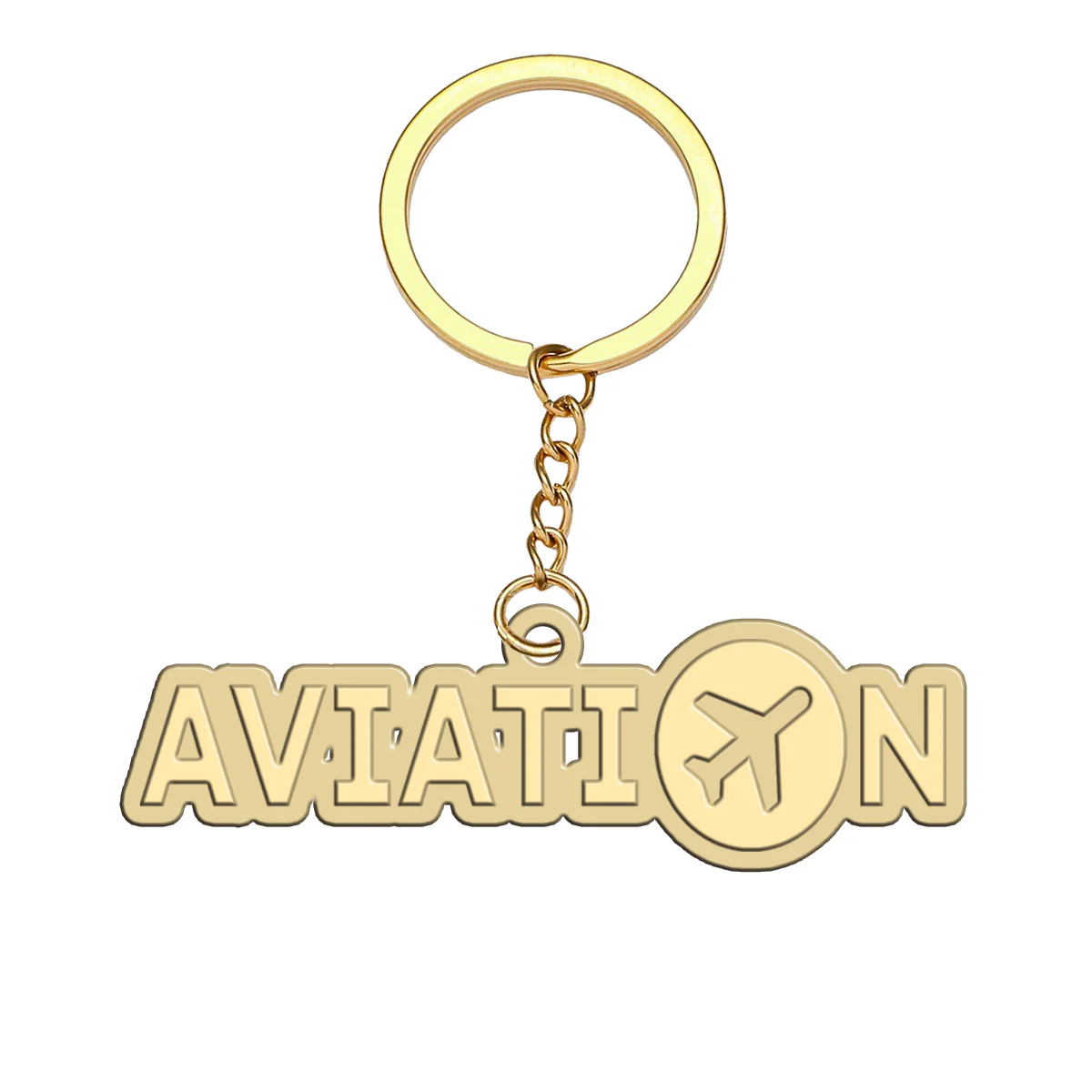 Aviation Designed Hollow Key Chains