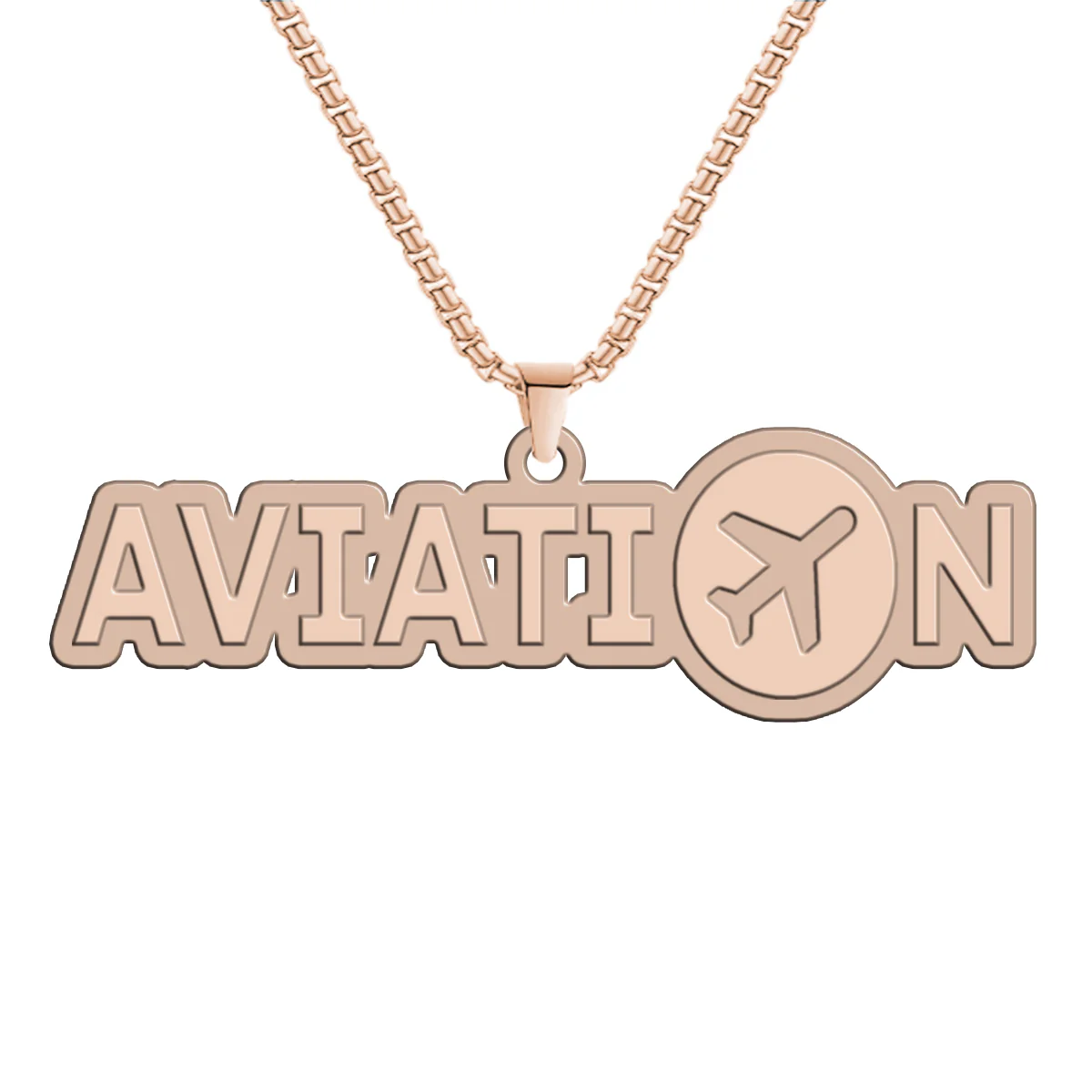 Aviation Designed Hollow Necklac - Image 3