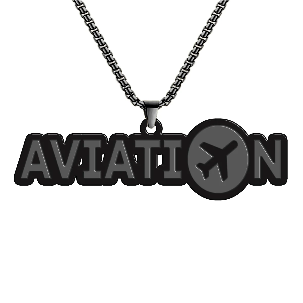 Aviation Designed Hollow Necklac - Image 4