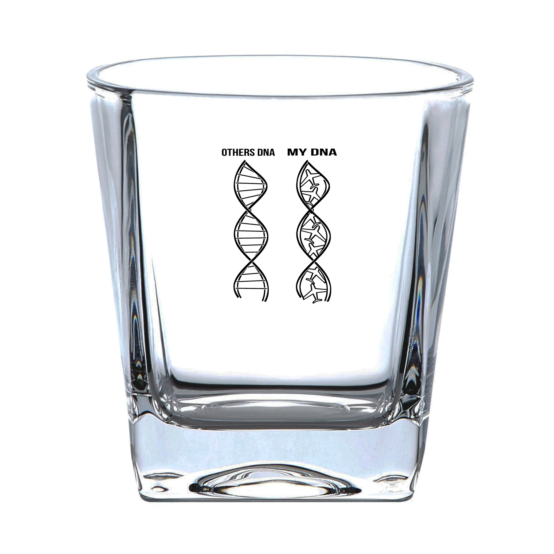 Aviation DNA Designed Whiskey Glass - Image 2