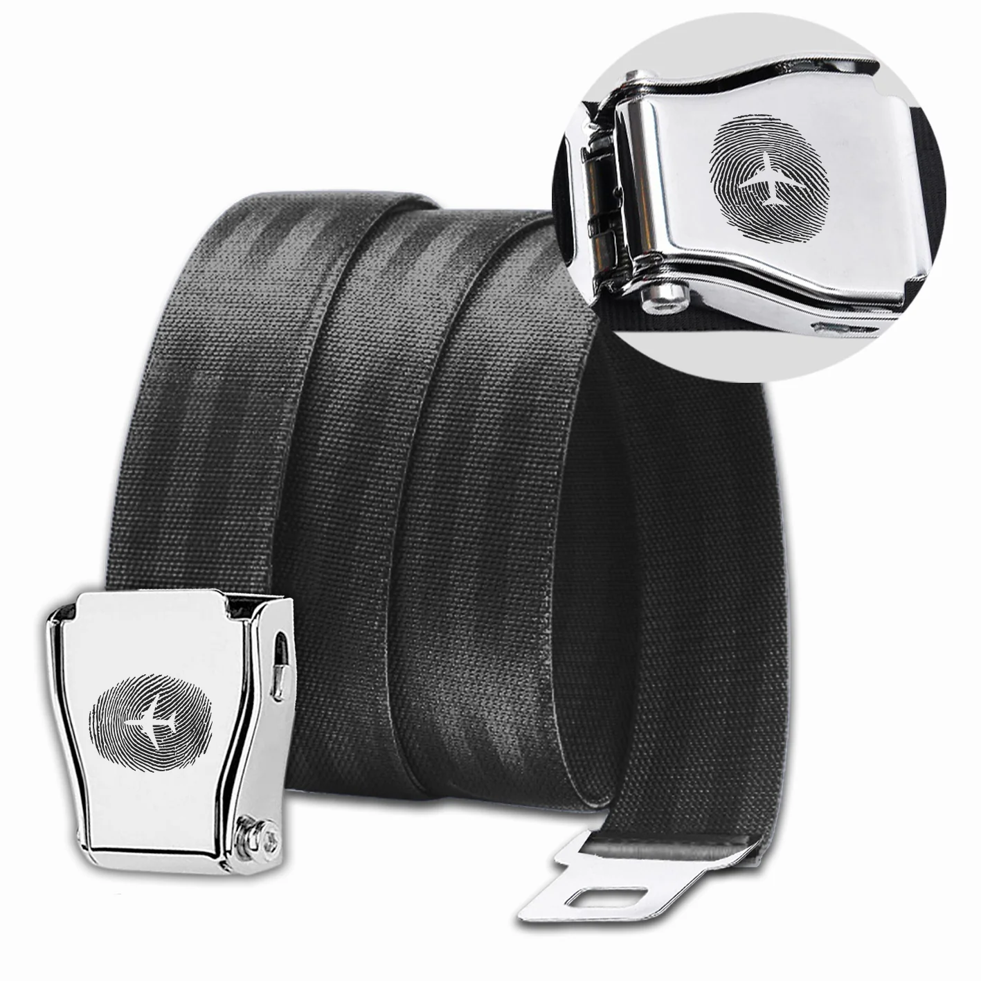 Aviation Finger Print Designed Fashion Airplane Seat Belts - Image 4