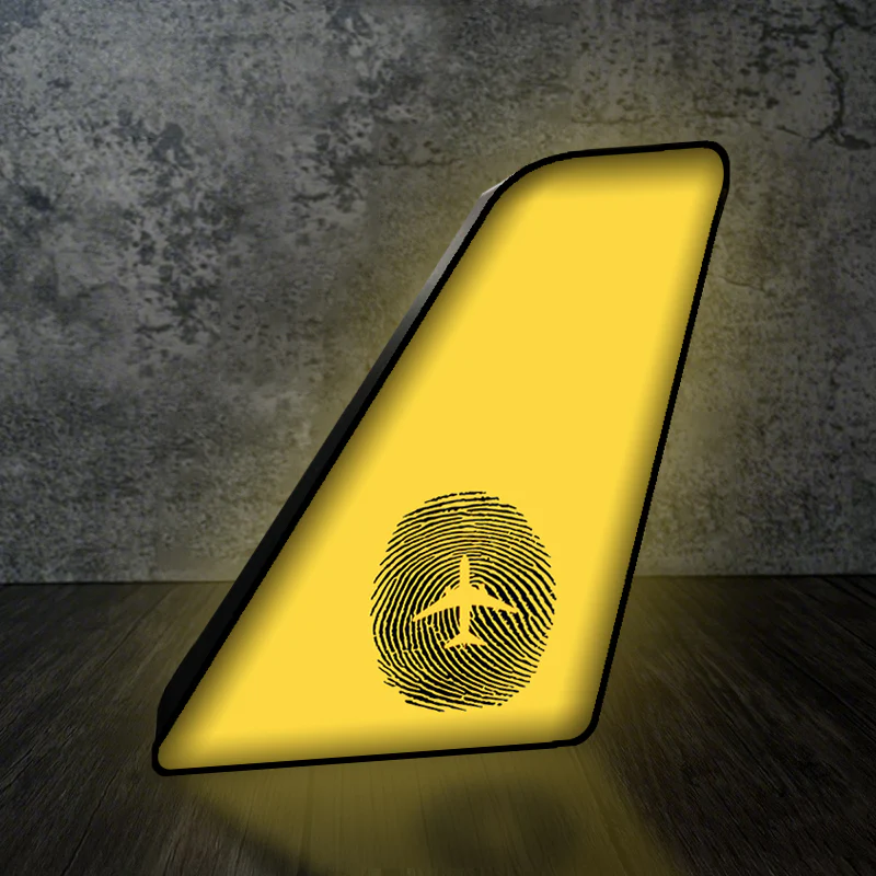 Aviation Finger Print Designed Led Aircraft Tail & 3D Lamp - Image 3